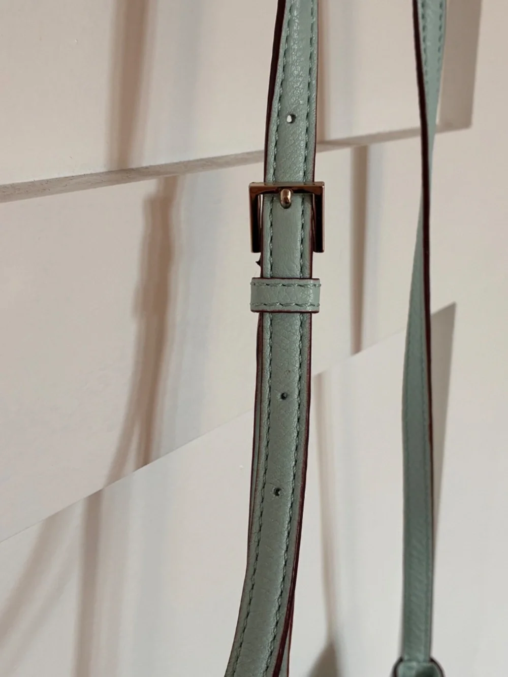 Kate Spade Grace Blue Grey Street Cooper bucket crossbody